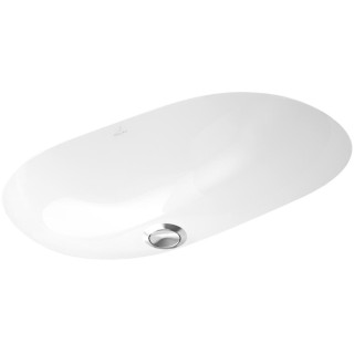 Umywalka Villeroy & Boch O.Novo, podblatowa, Biały Alpin Ceramicplus, 530x320 mm, z przelewem- sanitbuy.pl