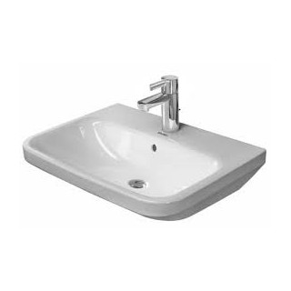 Umywalka nablatowa Med, Duravit DuraStyle, 600x440 mm, bez otworu na baterię, Biały Alpin WonderGliss- sanitbuy.pl