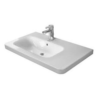  Umywalka meblowa, Duravit DuraStyle, 800x480 mm, komora z lewej strony, 1 -otworowa, Biały Alpin WonderGliss- sanitbuy.pl