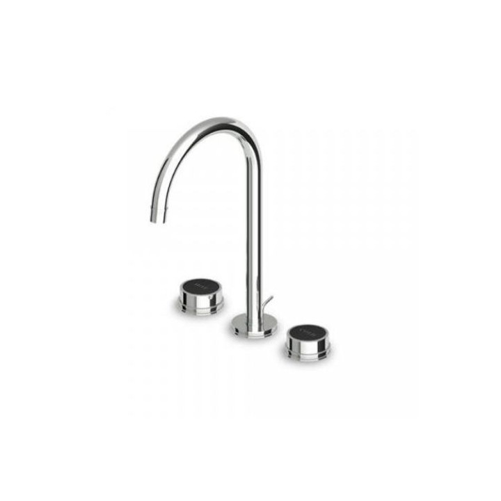 Bateria umywalkowa stojąca Zucchetti  Savoy 3- otworowa, wysoka- sanitbuy.pl