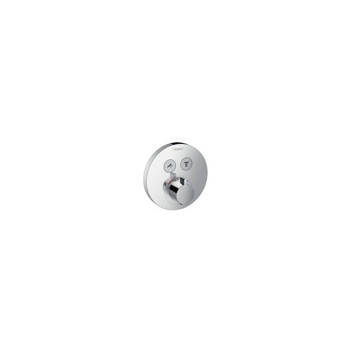 Bateria prysznicowa  termostatyczna Hansgrohe  ShowerSelect S, podtynkowa, element zewnętrzny- sanitbuy.pl