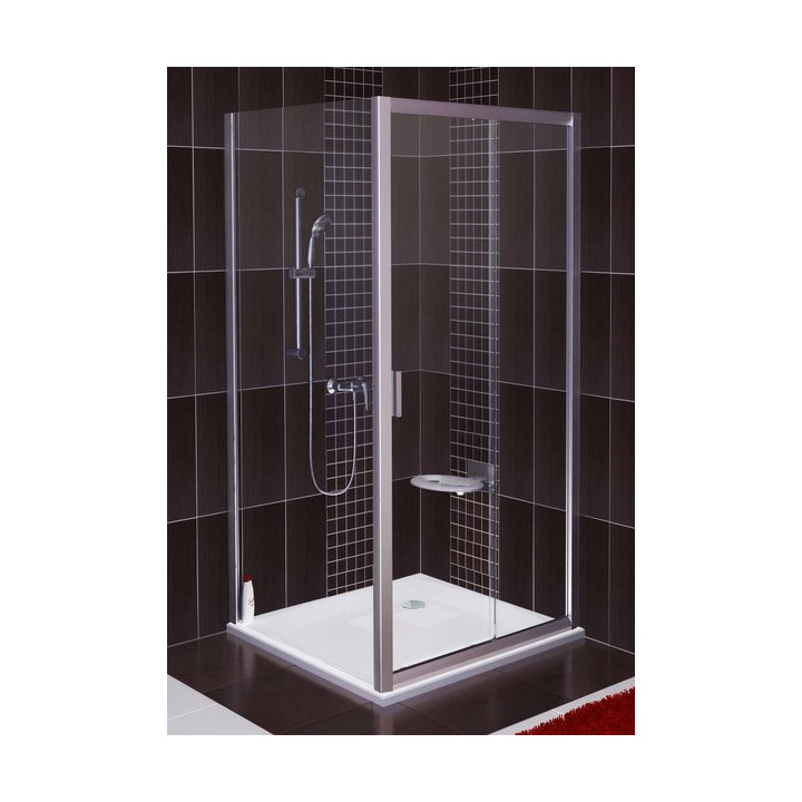 Ścianka stała BLPS-80 Ravak Blix, biała + grape- sanitbuy.pl