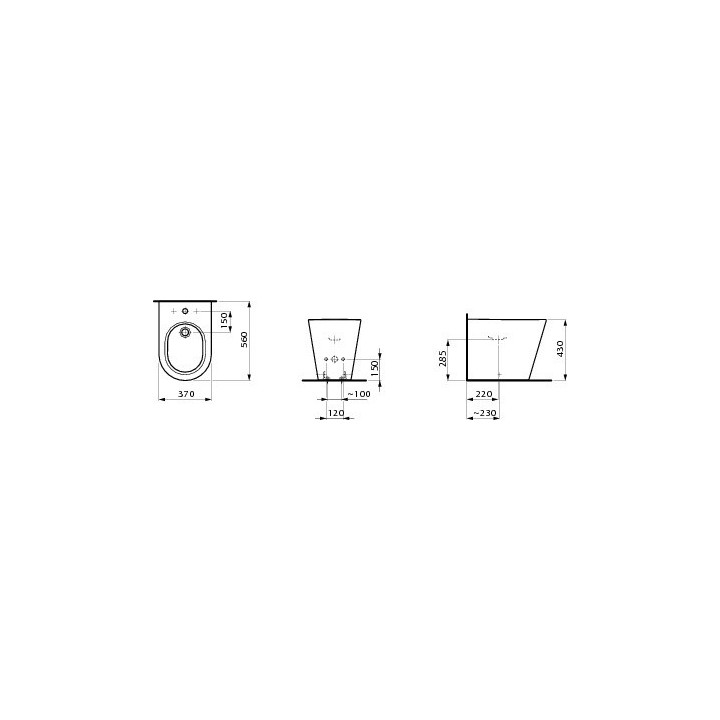 Bidet Kartell bu Laufen, stojący- sanitbuy.pl