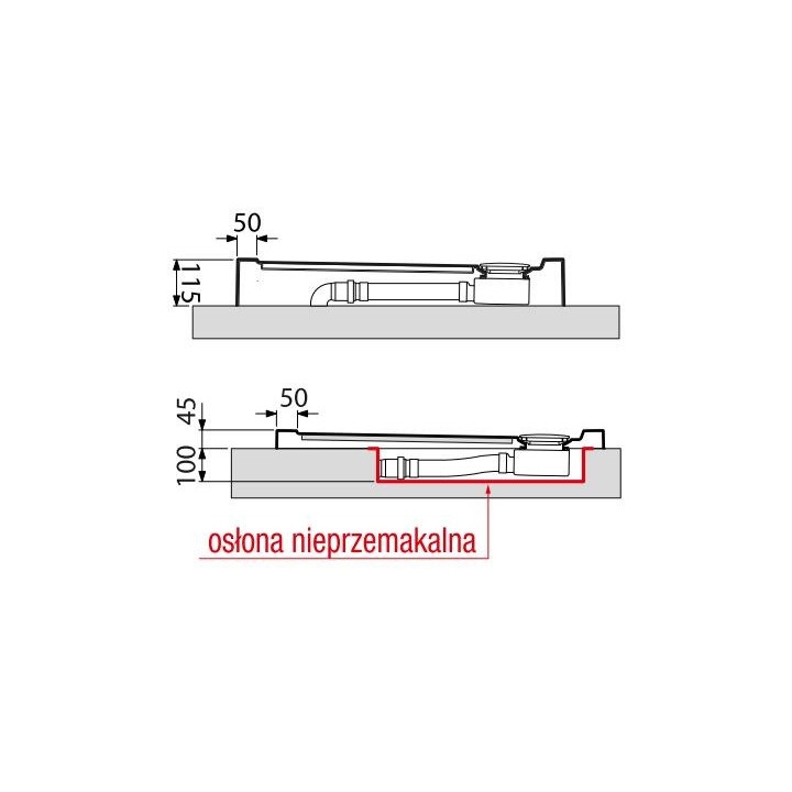 Brodzik Novellini Olympic 80x80 cm, wys. 4,5 cm- sanitbuy.pl