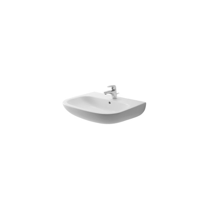 Umywalka Duravit D-Code 650x500 mm z otworem na baterię- sanitbuy.pl
