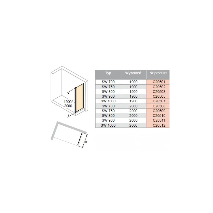 drzwi suwane huppe aura elegance , 900 x 900 mm, glas srebrny mat , transparent- sanitbuy.pl