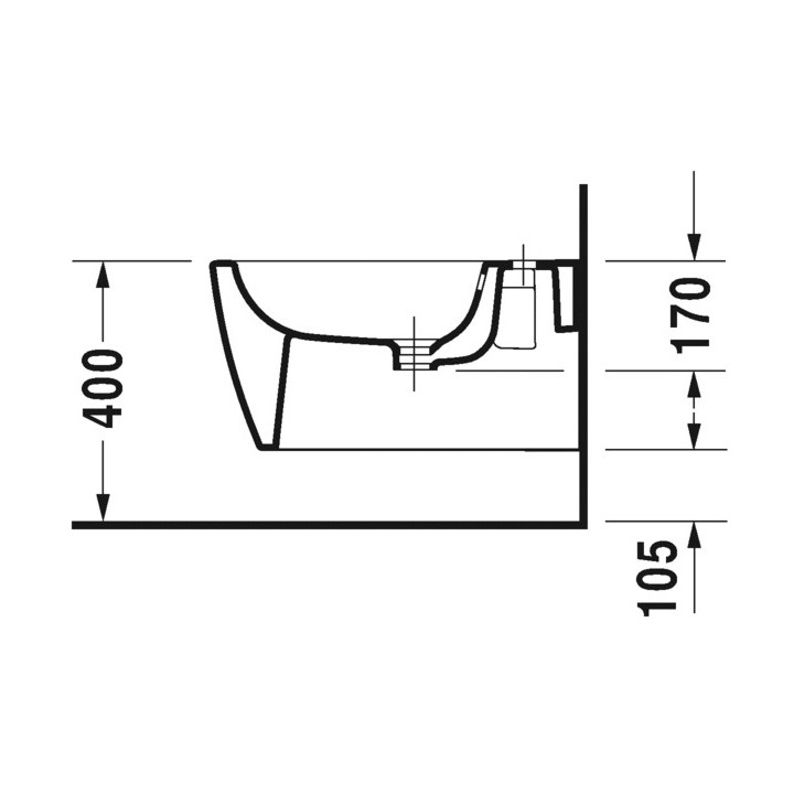 Waschtischduravit Darling new 550x480 mm, mit 1 Anschluss- sanitbuy.pl