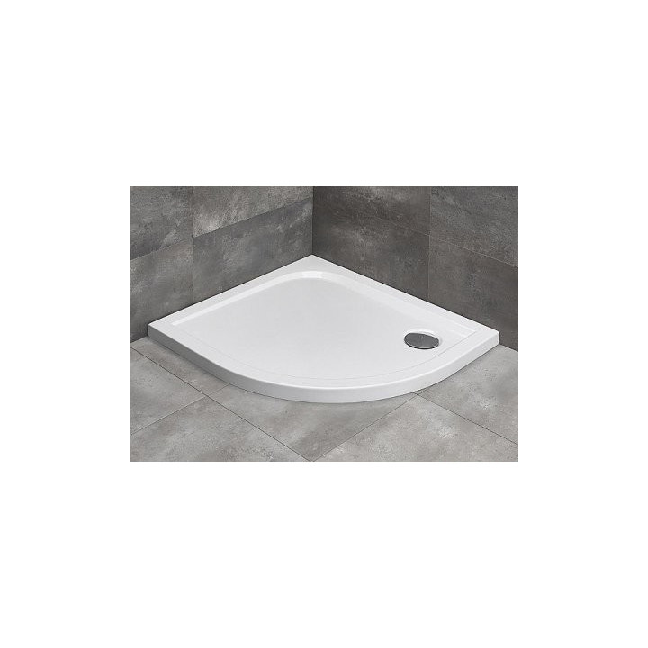 Duschwanne dolphi Radaway delos a 90x90 cm halbrund- sanitbuy.pl
