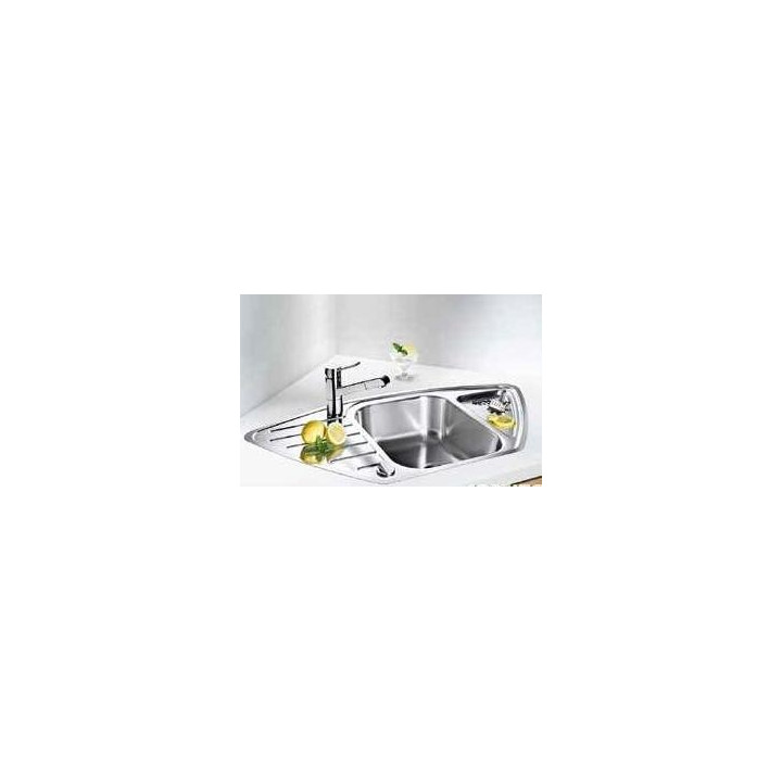 Zlewozmywak Do zabudowy 78x50 cm Blanco BLANCOIDESSA 45 S - komora po prawej- sanitbuy.pl