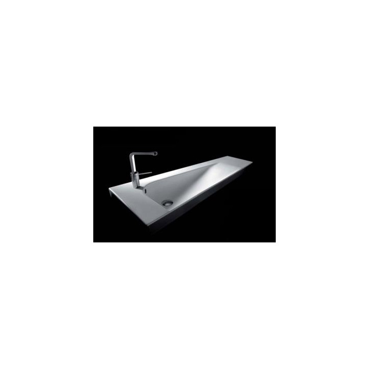 Umywalka Hatria Grandangolo trapezoidalna 130 cm prawa- sanitbuy.pl