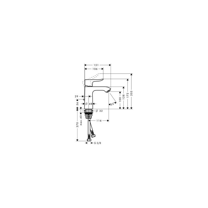 Einhebel- waschtischarmatur lowflow- sanitbuy.pl