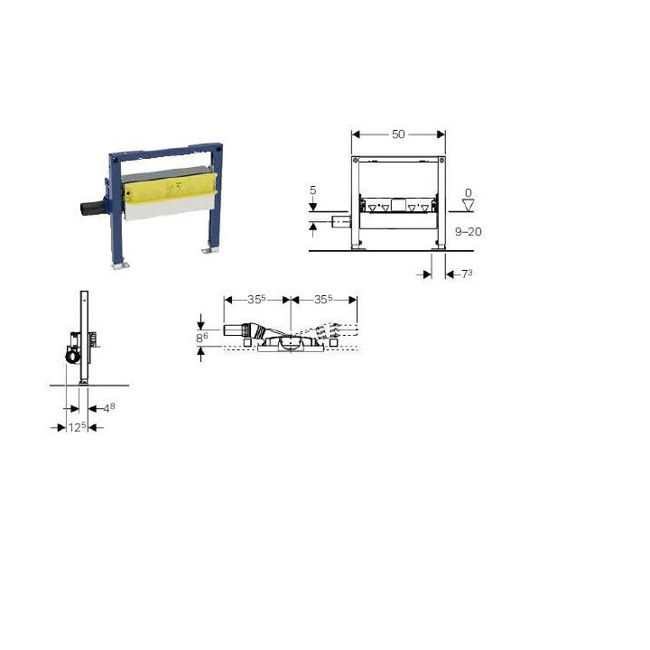Unterputzsystemgeberit duofix h112 do wc wiszącego, up320, sigma- sanitbuy.pl