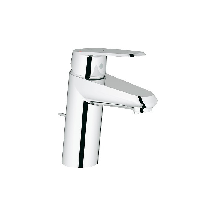 Bateria umywalkowa Grohe Eurodisc Cosmopolitan stojąca, wys. 205 mm, chrom, jednootworowa, z zestawem odpływowym- sanitbuy.pl