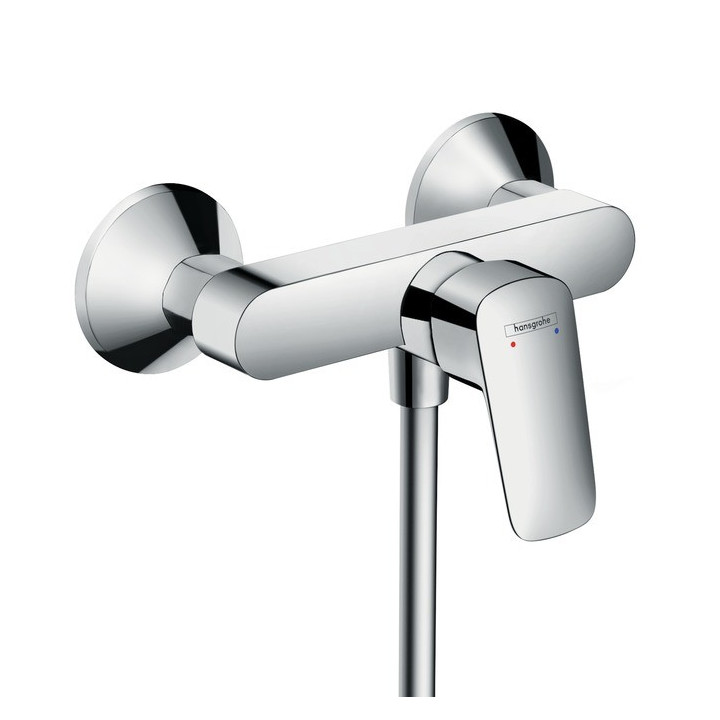 Bateria wannowa 2-uchwytowa Hansgrohe Logis szer. 184 mm, natynkowa, chrom, rozstaw: 153 mm- sanitbuy.pl