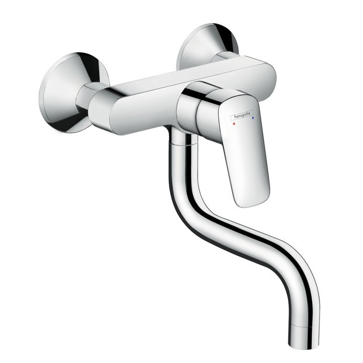 Bateria kuchenna 1-uchwytowa Hansgrohe Logis 120 wys. 194 mm, chrom- sanitbuy.pl