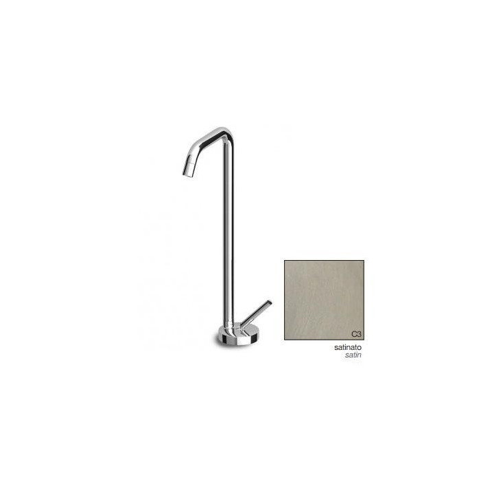 Bateria umywalkowa Zucchetti Isystick stojąca, wys. 359 mm, czerwona- sanitbuy.pl