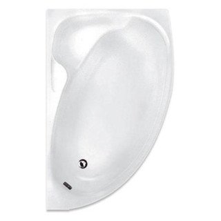 Wanna narożna Ruben Victoria asymetryczna, 156 x 100 cm, biała, lewa/prawa, system hydromasażu Ajax- sanitbuy.pl