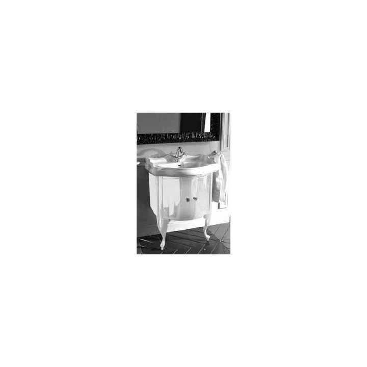 Schrank Unterbau- Kerasan Retro weiß Glanz, 69 x 52 cm- sanitbuy.pl