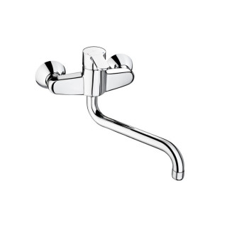 Spültischarmatur Roca L20 stehend, dł. 221 mm, ColdStart, obrotowa Auslauf, Chrom- sanitbuy.pl