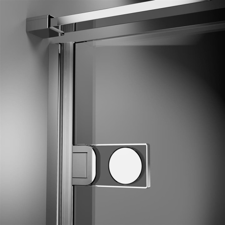 Parawan nawannowy Radaway Arta PRD lewy,  składany, Chrom, wys. 1500 mm- sanitbuy.pl