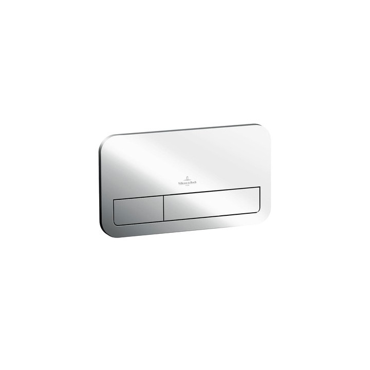 Spültaste Roca ViConnect Chrom, 25,3 x 14,5 mm, 2 zakresowy- sanitbuy.pl