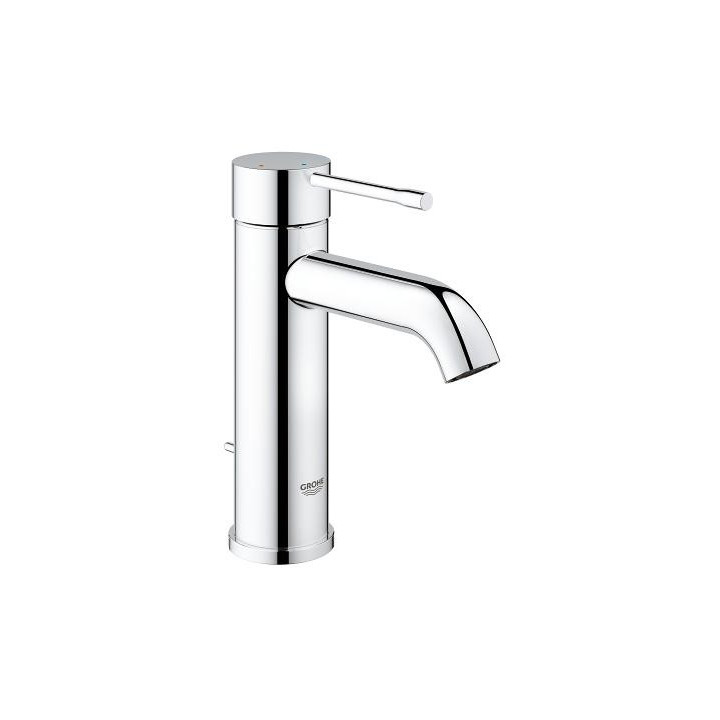 Waschtischarmatur Grohe Essence stehend, wys. 208 mm, Chrom, mit 1 Anschluss, Set Ablauf-- sanitbuy.pl