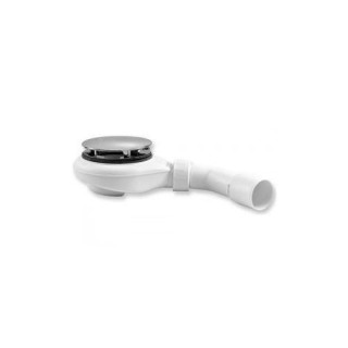 Ablaufgarnitur i korek Hüppe EasyStep rund, Chrom, przepływ 0,8 l/s- sanitbuy.pl