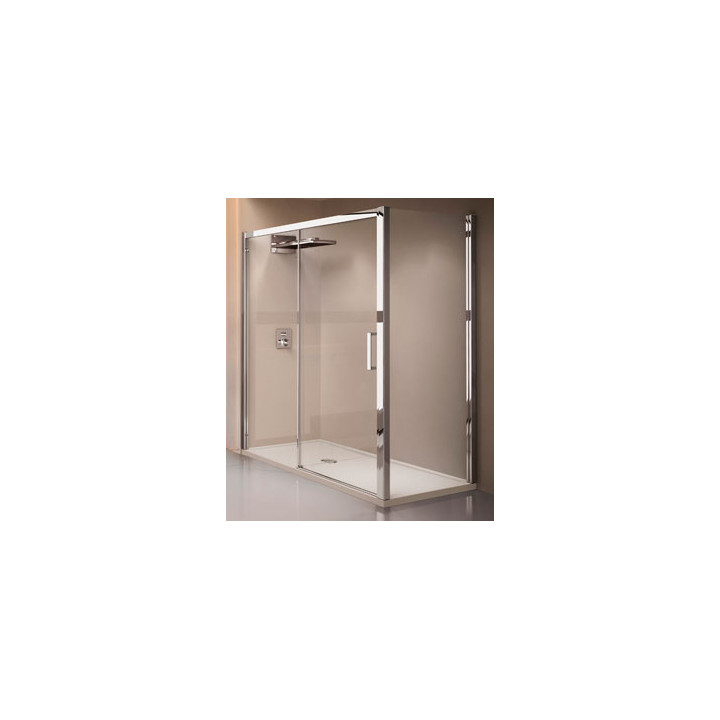 Drzwi prysznicowe przesuwane Novellini Kuadra 2P 108-114 cm lewe- sanitbuy.pl