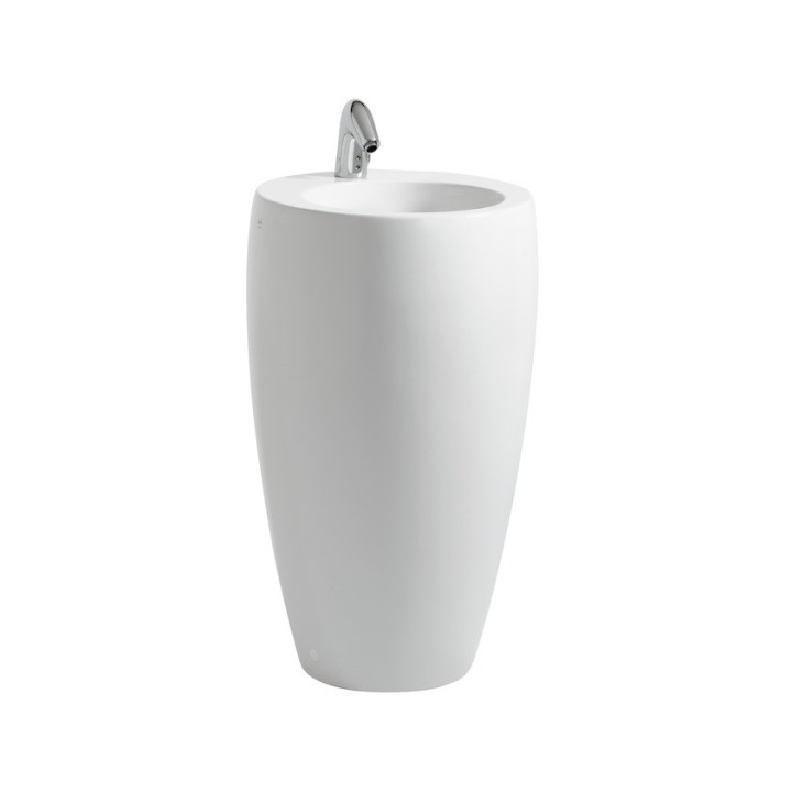 Waschtisch freistehend mit Säule Laufen ILBAGNOLESSI ONE 53 x 90 cm, weiß LCC, ohne Hahnloch- sanitbuy.pl
