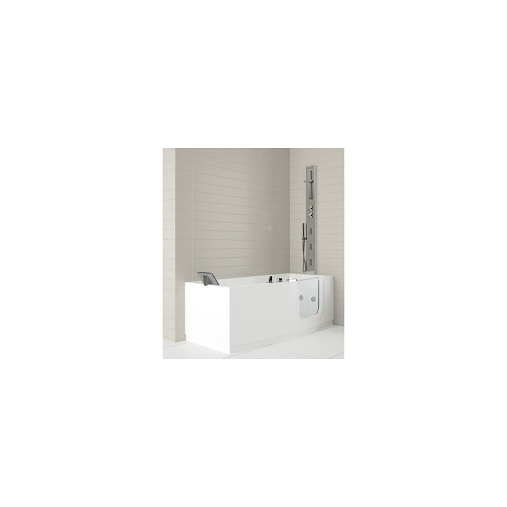Wanna Novellini Iris z 2 panelami i parawanem nawanowym, prawa 170x80 cm- sanitbuy.pl