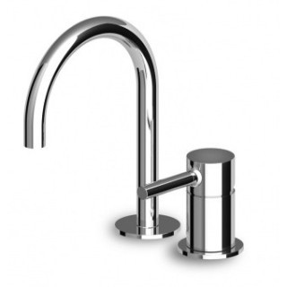 Waschtischarmatur mit 2-Anschlüssen Zucchetti Pan stehend, wys. 225 mm, Chrom, obrotowa- sanitbuy.pl