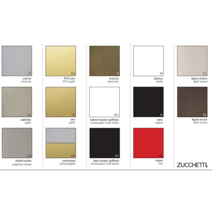 Zawór zur Wandmontage Zucchetti PAN 1/2", Chrom - sanitbuy.pl