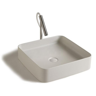 Aufsatzwaschtisch, rechteckig Galassia SmartB weiß, 95 x 38 cm, ohne Hahnloch i półki na baterię- sanitbuy.pl