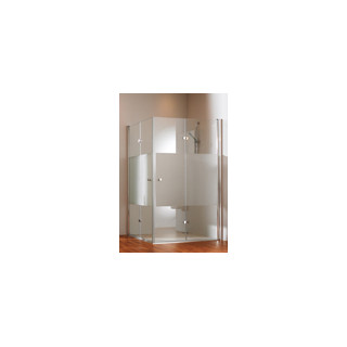 Drzwi prysznicowe Huppe Design 501 - składane, szer. 700 mm, z powłoką Anti-Plaque, profil chrom eloxal- sanitbuy.pl