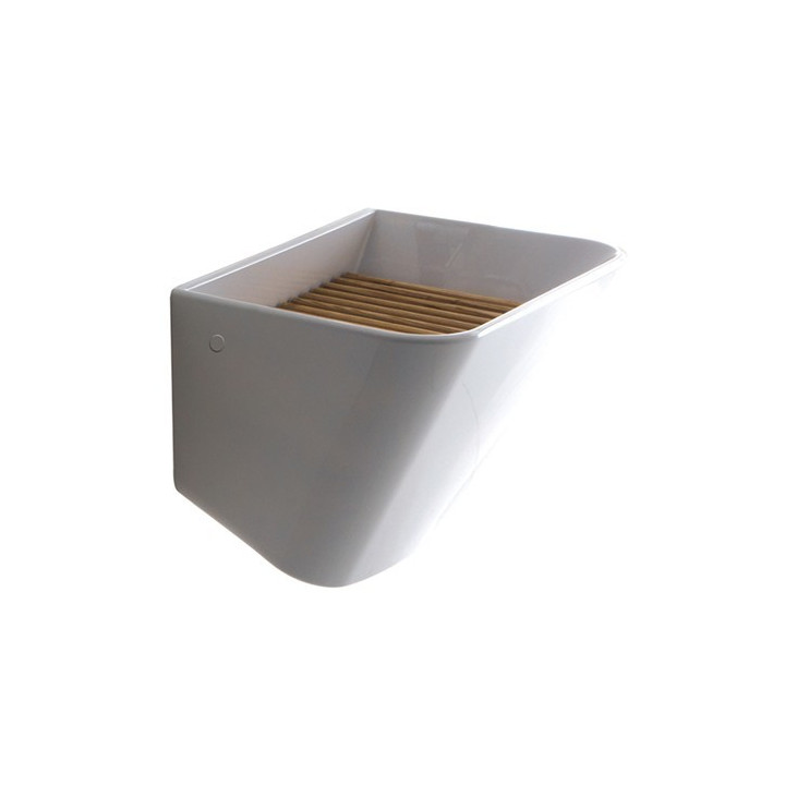 Wandwaschtisch/Einbau- Galassia Dream weiß, 91 x 46 x 18 cm, Hahnloch- sanitbuy.pl