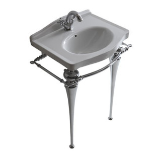 Füße 65 cm podumywalkowe Galassia Ethos Chrom, mit Halter, wys. 795 mm, retro- sanitbuy.pl