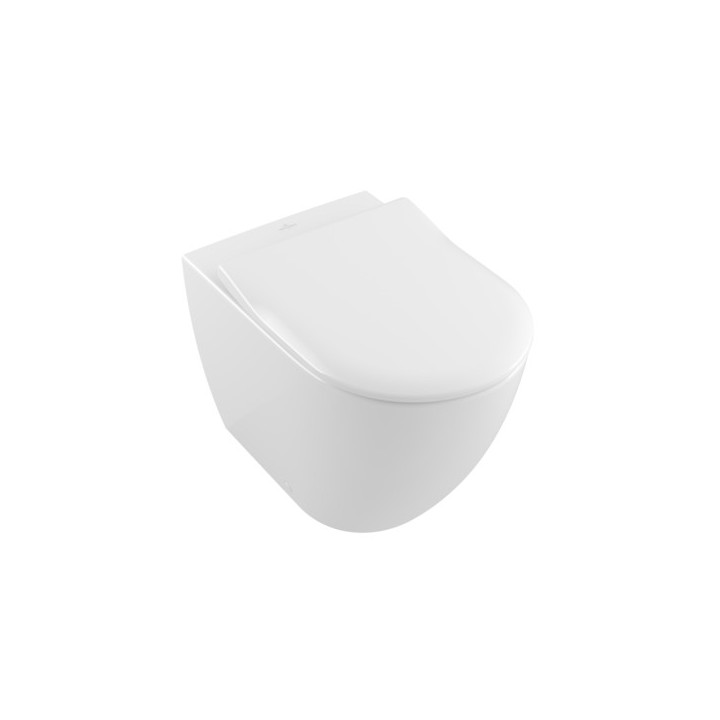 Becken stehend Villeroy&Boch Subway 2.0, bez kołnierza, 37x56 cm, Abfluss poziomy, weiß- sanitbuy.pl