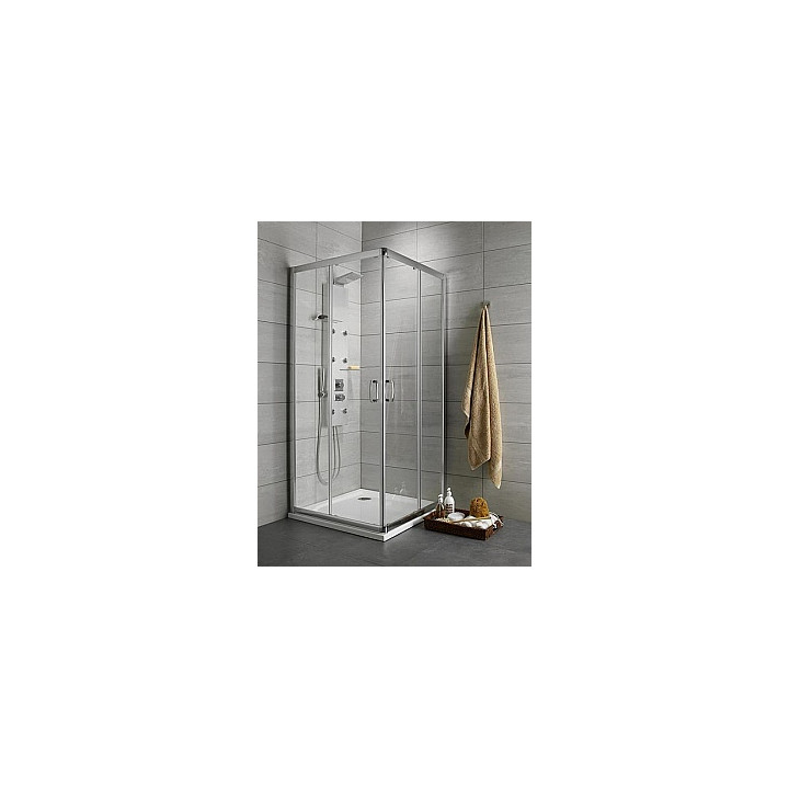 Kabina Dolphi Radaway Premium Plus C/D 1000x800 mm kwadratowa z drzwiami dwuczęściowymi, szkło przejrzyste- sanitbuy.pl
