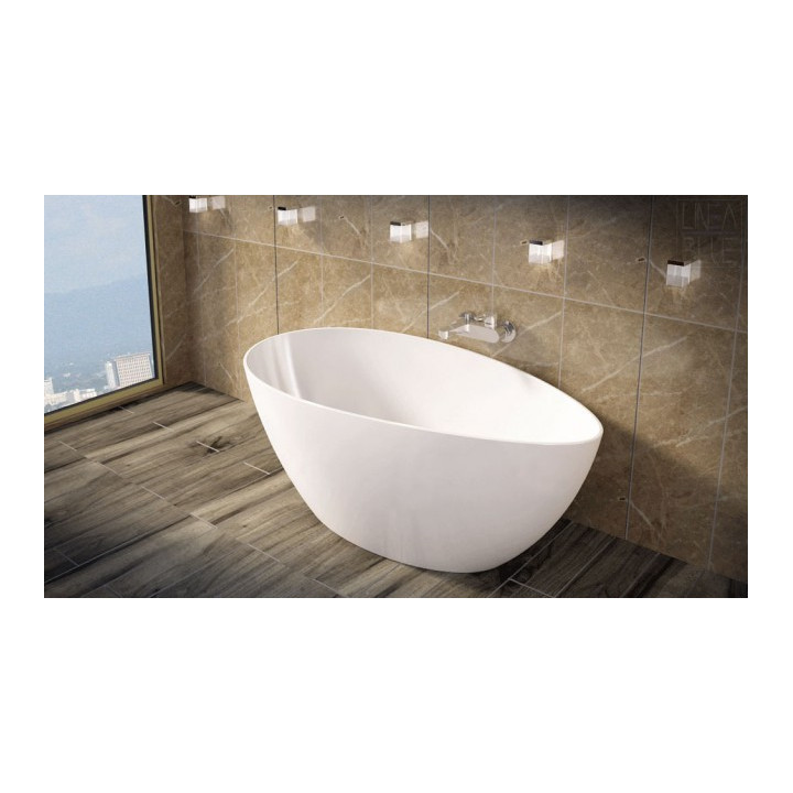 Badewanne oval 154x80cm ohne Überlauf Sanitti Tre 1540- sanitbuy.pl