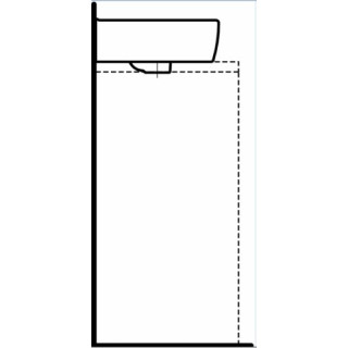 Waschtisch zur Wandmontage 450 x 340 mm mit Hahnloch Laufen Pro A- sanitbuy.pl