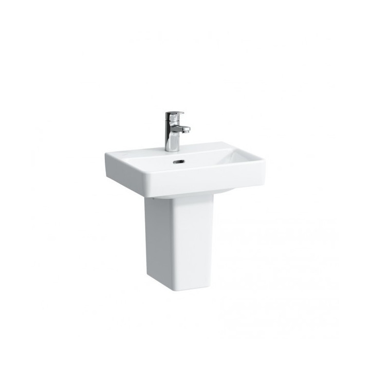 Waschtisch zur Wandmontage 45x34cm mit Hahnloch in der Mitte, weiß Laufen Pro S- sanitbuy.pl