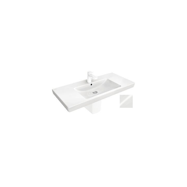 Umywalka Villeroy & Boch Subway 2.0 z blatem ceramicznym 100x470- sanitbuy.pl