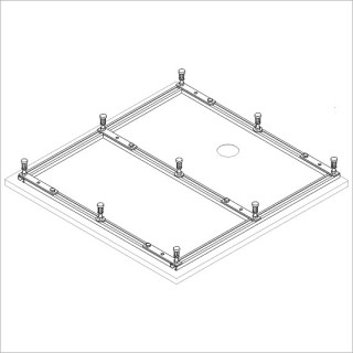 Gestell do der Duschwanne Sanplast STS-080- sanitbuy.pl