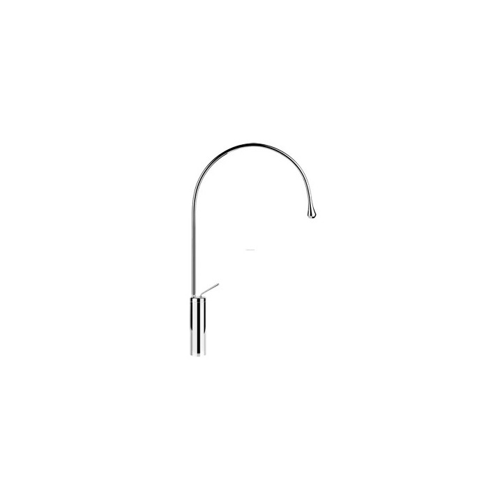 Waschtischarmattur Gessi Goccia, hoch schwarz matt, zasięg wylewki 244mm- sanitbuy.pl