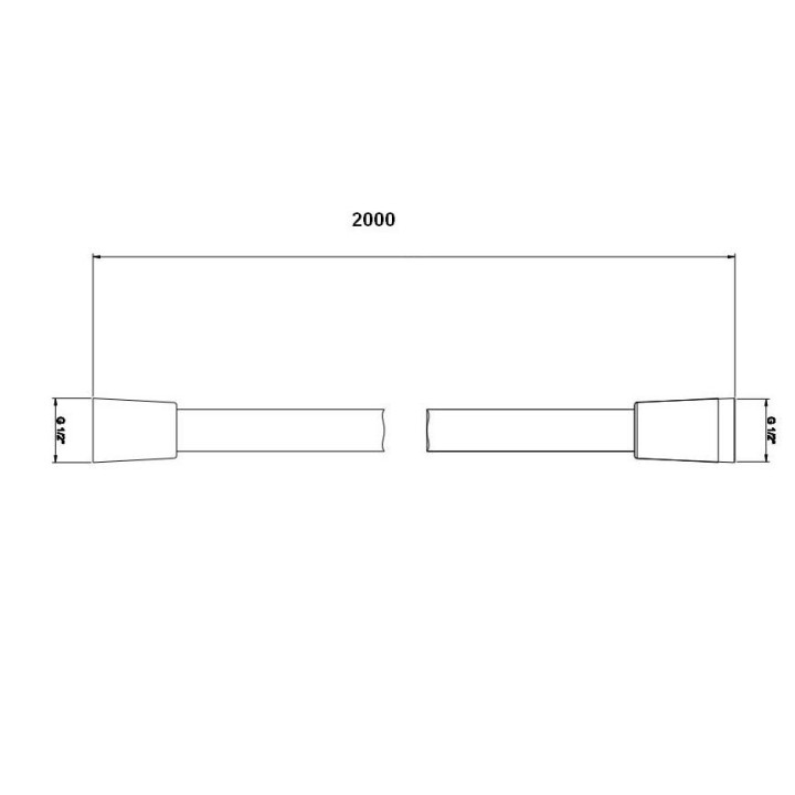 Sprchovou hadicou 150cm Gessi Goccia chróm- sanitbuy.pl