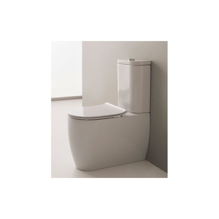Nádrž WC kompaktowy Scarabeo Moon biela 36x15x44cm- sanitbuy.pl