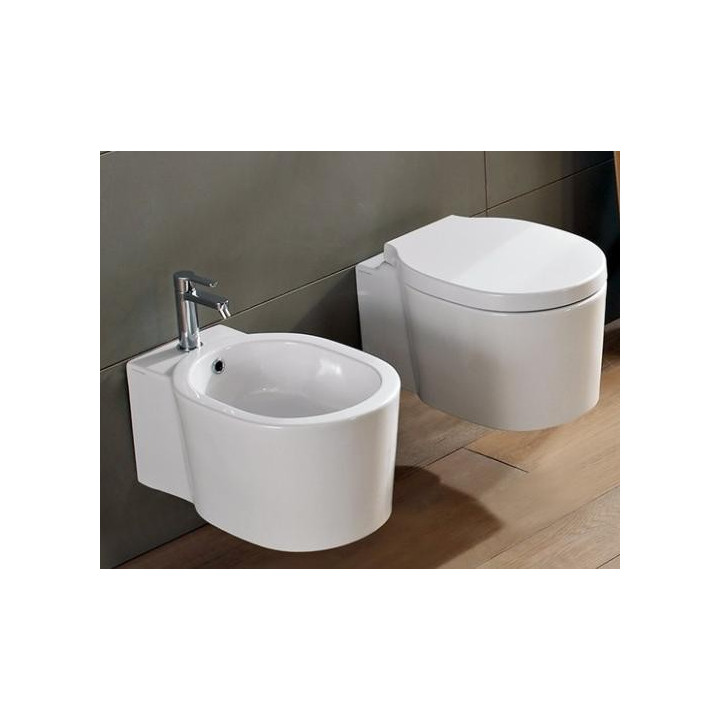 Misa WC Závěsná Scarabeo Bucket 53,5x36x29,5 cm, biela- sanitbuy.pl