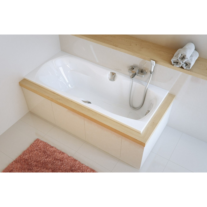 Vaňa Excellent Clesis Lux obdĺžniková 169,5x75,5 cm akrylová, biela- sanitbuy.pl