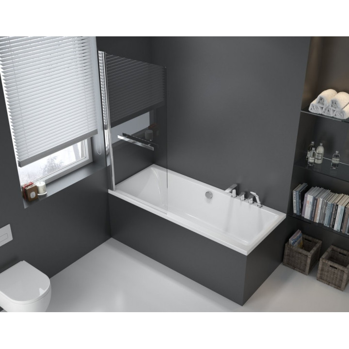 Vaňa Excellent Pryzmat obdĺžniková 150x75,5 cm akrylová, biela - sanitbuy.pl