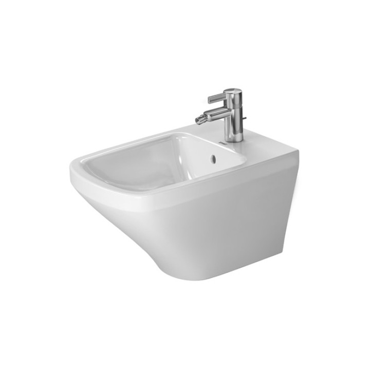 Závesný bidet, Duravit DuraStyle, 370x540 mm, 1-otvorový, Biela Alpin, upevnenie v sade- sanitbuy.pl
